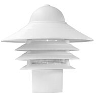 Mariner 1-Light Textured White Post Mount Light