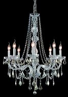 Verona 8-Light Chandelier in Chrome