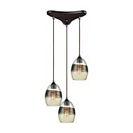 Whisp 3-Light Pendant in Oil Rubbed Bronze