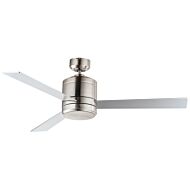 Tanker 52" Outdoor Ceiling Fan in Satin Nickel