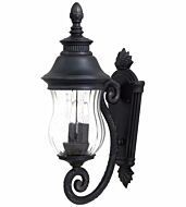 The Great Outdoors Newport 2 Light 20 Inch Outdoor Wall Light in Heritage