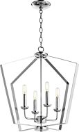 Quorum Quorum Home 4 Light 23 Inch Foyer Light in Chrome