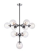 Ten Light Chandelier by Matteo Lighting