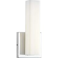 Beam LED 1-Light LED Wall Bracket in Polished Chrome