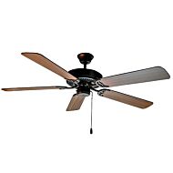 Maxim Lighting Basic Max Indoor Ceiling Fan in Oil Rubbed Bronze / Walnut / Pecan