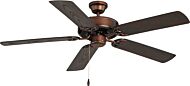 Maxim Lighting Basic Max 12.5 Inch Indoor/Outdoor Ceiling Fan, Bronze