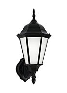 Sea Gull Bakersville 17 Inch Outdoor Wall Light in Black