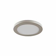 DVI Avro 1-Light LED Wall with Flush Mount in Satin Nickel (4000K)