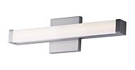 Spec 1-Light LED Bathroom Vanity Light in Satin Nickel