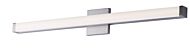 Spec 1-Light LED Bathroom Vanity Light in Satin Nickel