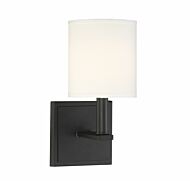 Savoy House Waverly 1 Light Wall Sconce in Matte Black