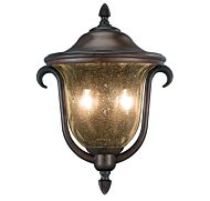 Kalco Santa Barbara Outdoor 2 Light Med. Porch Light in Burnished Bronze