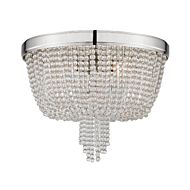 Hudson Valley Royalton 4 Light Ceiling Light in Polished Nickel