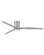 Hover Flush 72" Ceiling Fan in Brushed Nickel