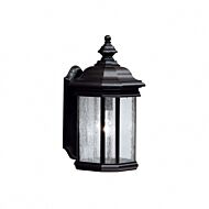 Kichler Kirkwood 1 Light 17 Inch Outdoor Medium Wall in Black Finish