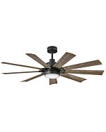 Turbine 60" Ceiling Fan in Matte Black