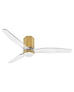 Facet 52" Ceiling Fan in Heritage Brass