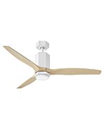 Facet 1-Light 52" Ceiling Fan in Matte White