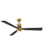 Hinkley Atticus 56" LED Smart Fan in Heritage Brass