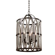 Five Light Outdoor Foyer Pendant by Kalco