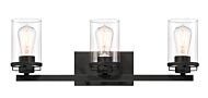 Jedrek 3-Light Bathroom Vanity Light in Black