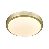 Gabi BCB LED Flush Mount in Brushed Champagne Bronze by Golden