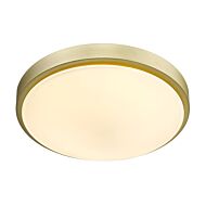 Gabi BCB LED Flush Mount in Brushed Champagne Bronze by Golden