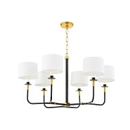 Paramus One Light Chandelier in Aged Old Bronze by Hudson Valley