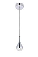 Amherst 1-Light LED Pendant in Chrome