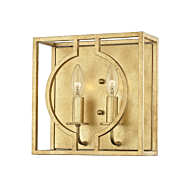 Hudson Valley Octavio by Corey Damen Jenkins 2 Light Wall Sconce in Gold Leaf