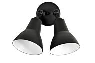 Spots Two Light Outdoor Wall Lantern in Black by Maxim