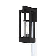 Delancey 1-Light Outdoor Post-Top Lanterm in Black