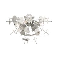 Circulo 4-Light Ceiling Mount in Polished Chrome