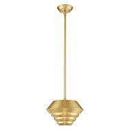 Amsterdam 1-Light Mini Pendant in Satin Brass