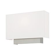 ADA Wall Sconces 1-Light Wall Sconce in Brushed Nickel