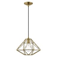 Knox 1-Light Mini Pendant in Antique Brass