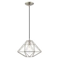 Knox 1-Light Mini Pendant in Brushed Nickel