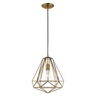 Knox 1-Light Mini Pendant in Antique Brass