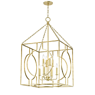 Hudson Valley Octavio by Corey Damen Jenkins 8 Light Pendant Light in Gold Leaf