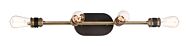 Miles 4-Light Bathroom Vanity Light Bar in Vintage Bronze