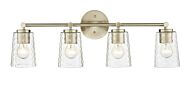 Ashli 4-Light Vanity in Modern Gold