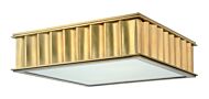 Hudson Valley Middlebury 2 Light 13 Inch Ceiling Light in Aged Brass