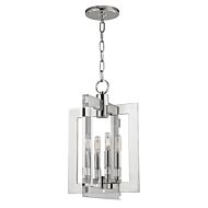 Hudson Valley Wellington 4 Light 19 Inch Pendant Light in Polished Nickel