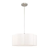 Chelsea 1-Light Pendant in Brushed Nickel