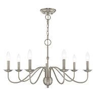 Windsor 7-Light Chandelier in Brushed Nickel