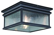 Cambridge 2-Light Outdoor Flush Mount in Oil Rubbed Bronze