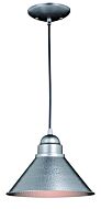 Outland 1-Light Outdoor Pendant in Brushed Pewter