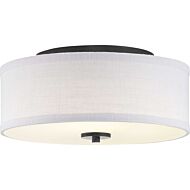 Inspire LED 1-Light LED Semi-Flush in Graphite