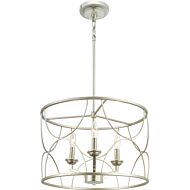 Landree 3-Light Chandelier in Silver Ridge