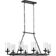 Gresham 8-Light Chandelier in Graphite